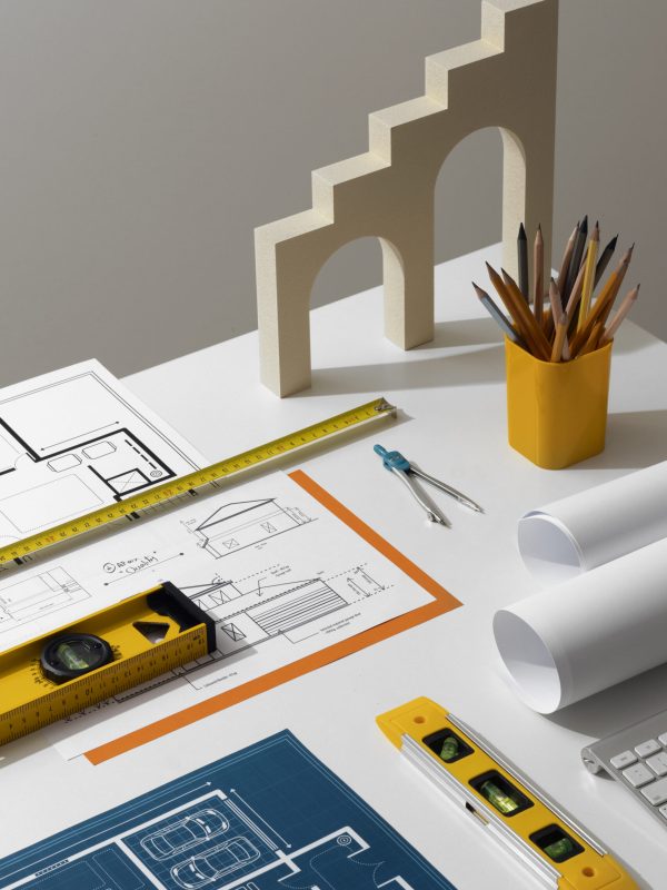 high-angle-measuring-tools-desk-still-life